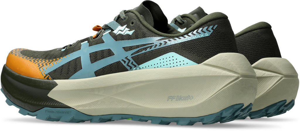 Asics Trabuco Max 5 Mens Trail Running Shoes - Green