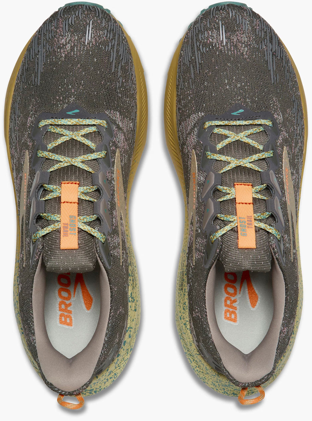 Brooks Ghost Trail Mens Running Shoes - Grey