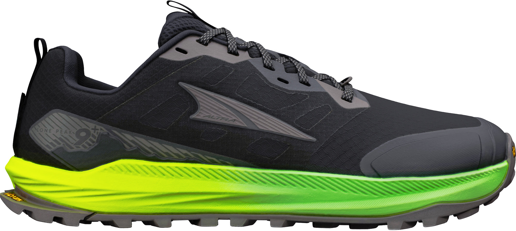 Altra Lone Peak 9+ Mens Trail Running Shoes - Black
