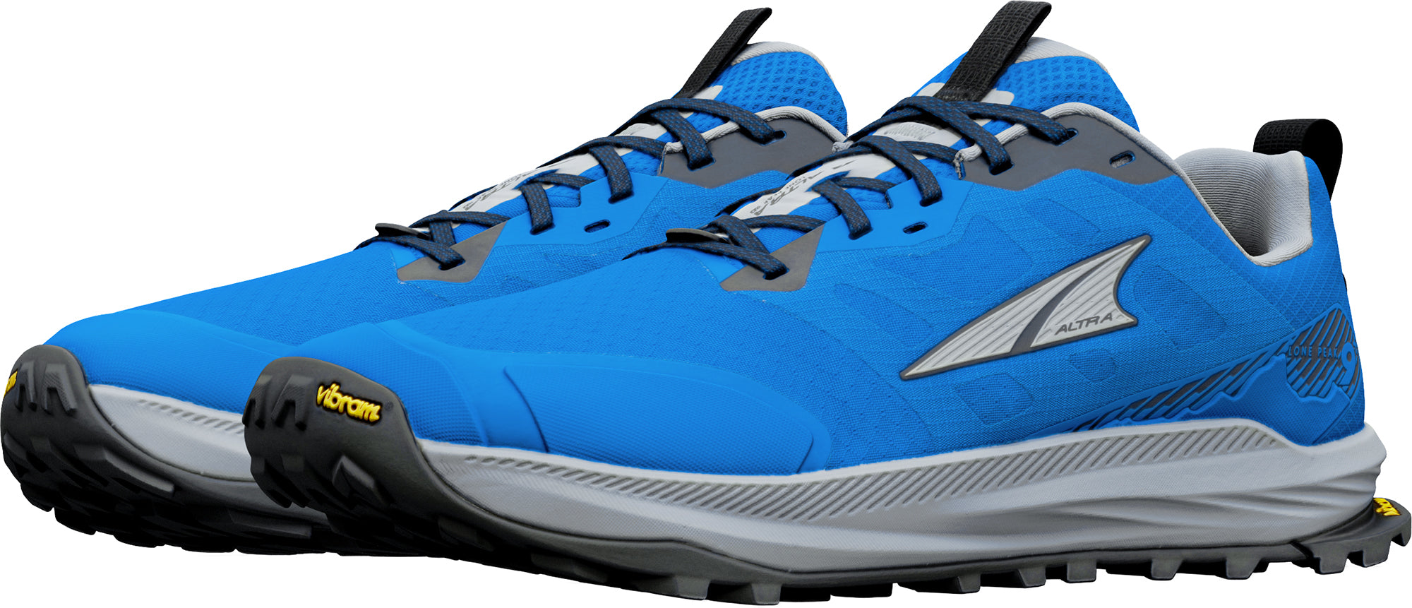 Altra Lone Peak 9+ Mens Trail Running Shoes - Blue