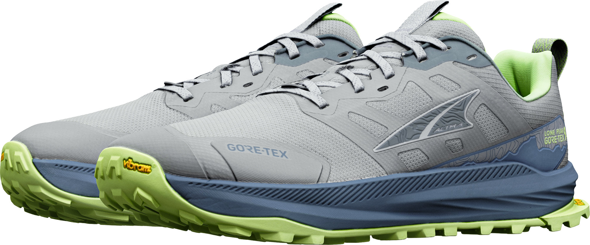 Altra Lone Peak 9+ GORE-TEX Mens Trail Running Shoes - Grey