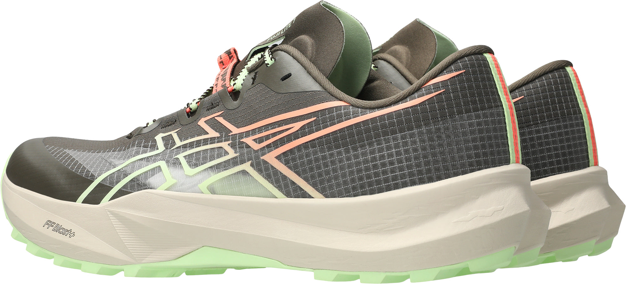 Asics Fuji Lite 7 Mens Trail Running Shoes - Grey