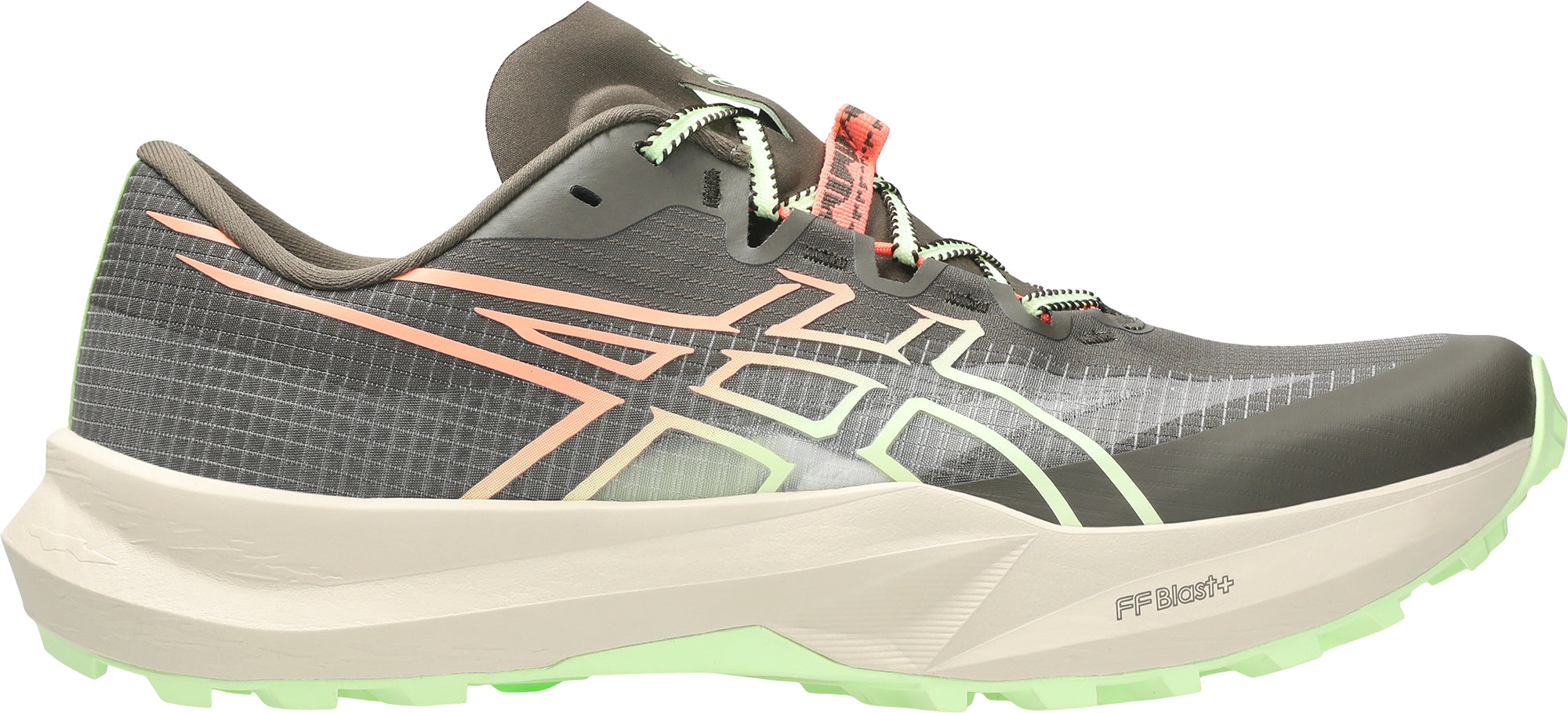Asics Fuji Lite 7 Mens Trail Running Shoes - Grey
