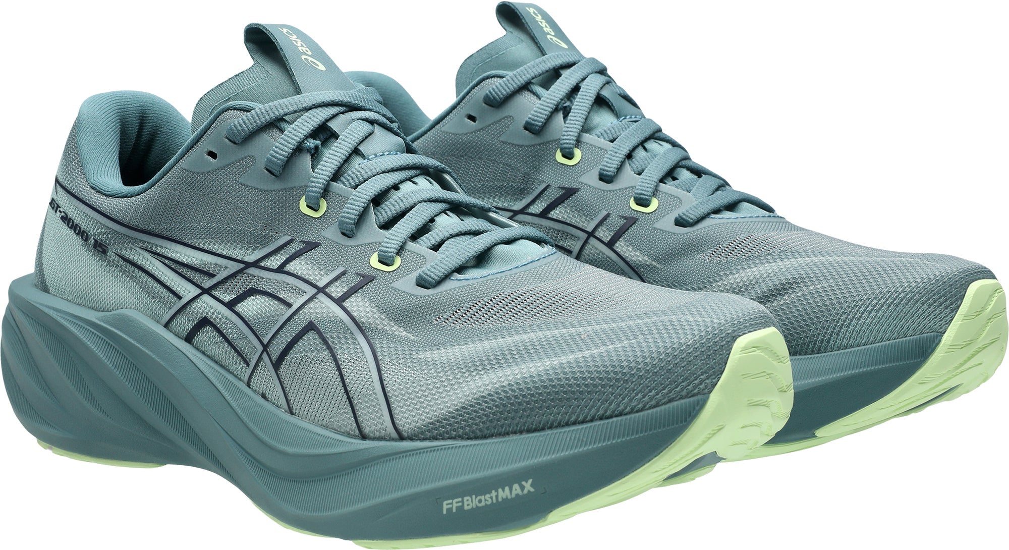 Asics GT 2000 15 WIDE FIT Mens Running Shoes - Green