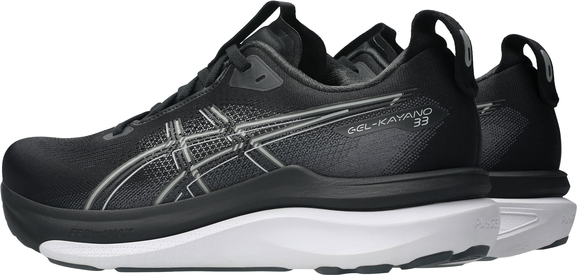 Asics Gel Kayano 33 Mens Running Shoes - Black
