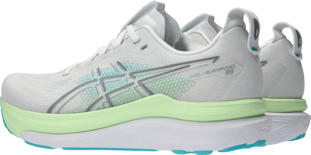 Asics Gel Kayano 33 Mens Running Shoes - White