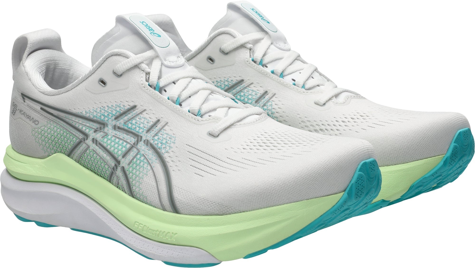 Asics Gel Kayano 33 Mens Running Shoes - White