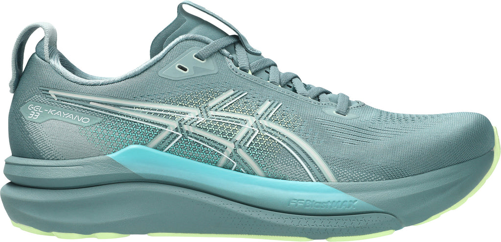 Asics Gel Kayano 33 Mens Running Shoes - Green