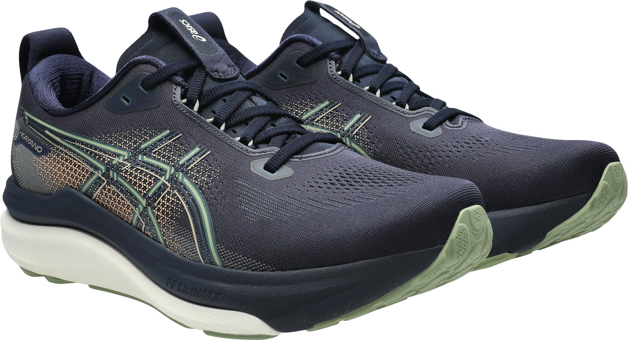 Asics Gel Kayano 33 WIDE FIT (2E) Mens Running Shoes - Blue