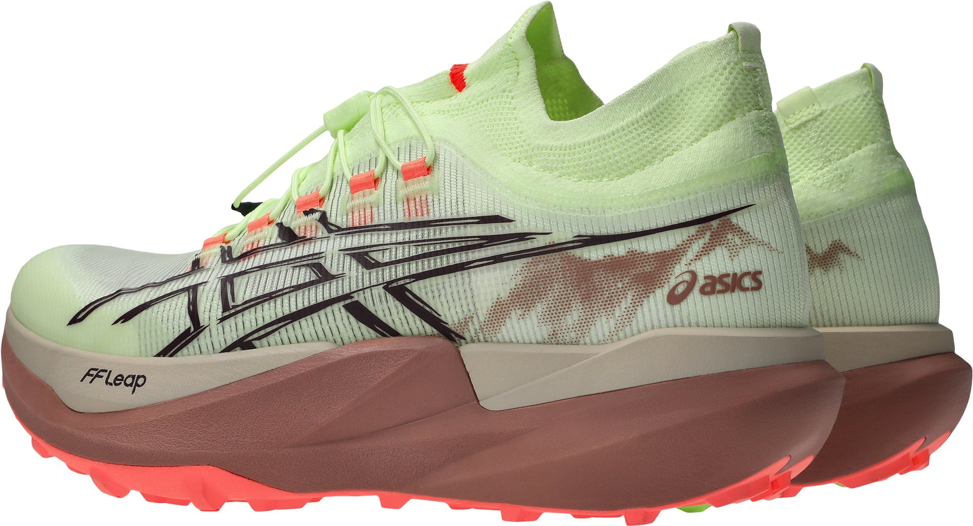 Asics MetaFuji 2 Trail Running Shoes - Yellow
