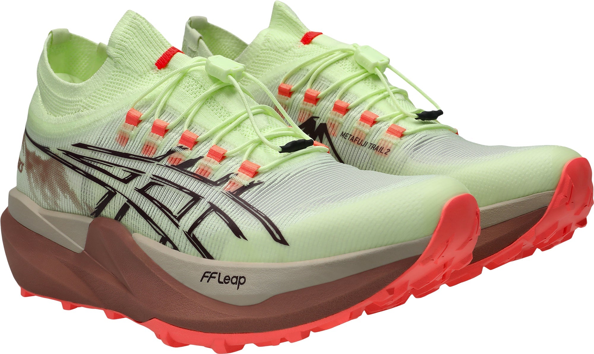 Asics MetaFuji 2 Trail Running Shoes - Yellow