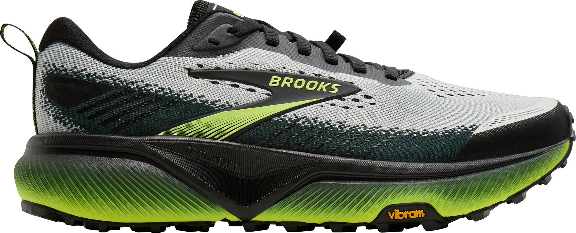 Brooks Cascadia 20 WIDE FIT Mens Trail Running Shoes - Grey