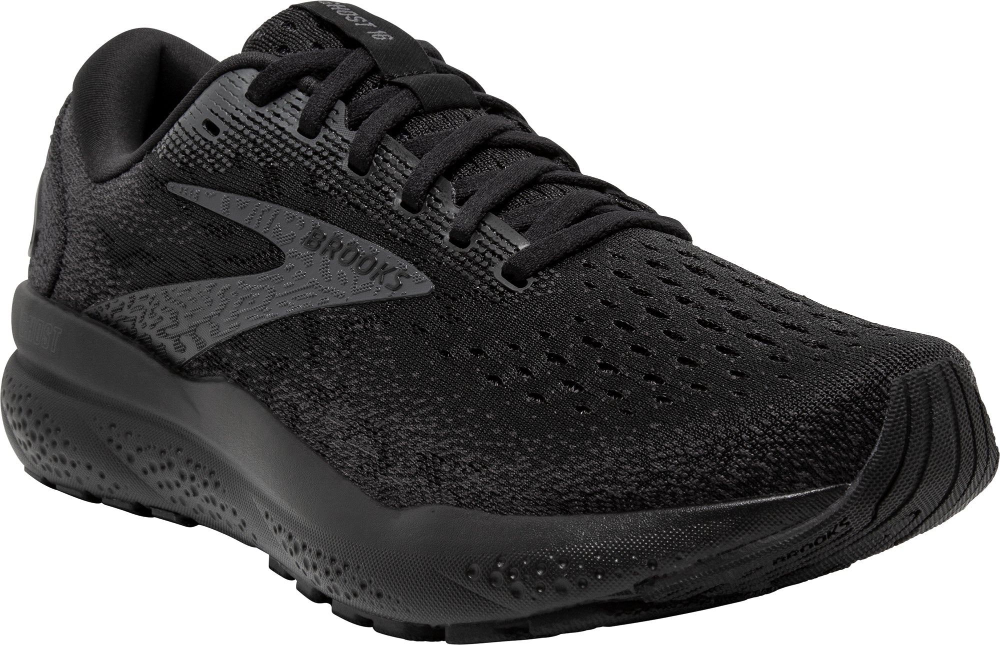 Brooks Ghost 16 Mens Running Shoes - Black