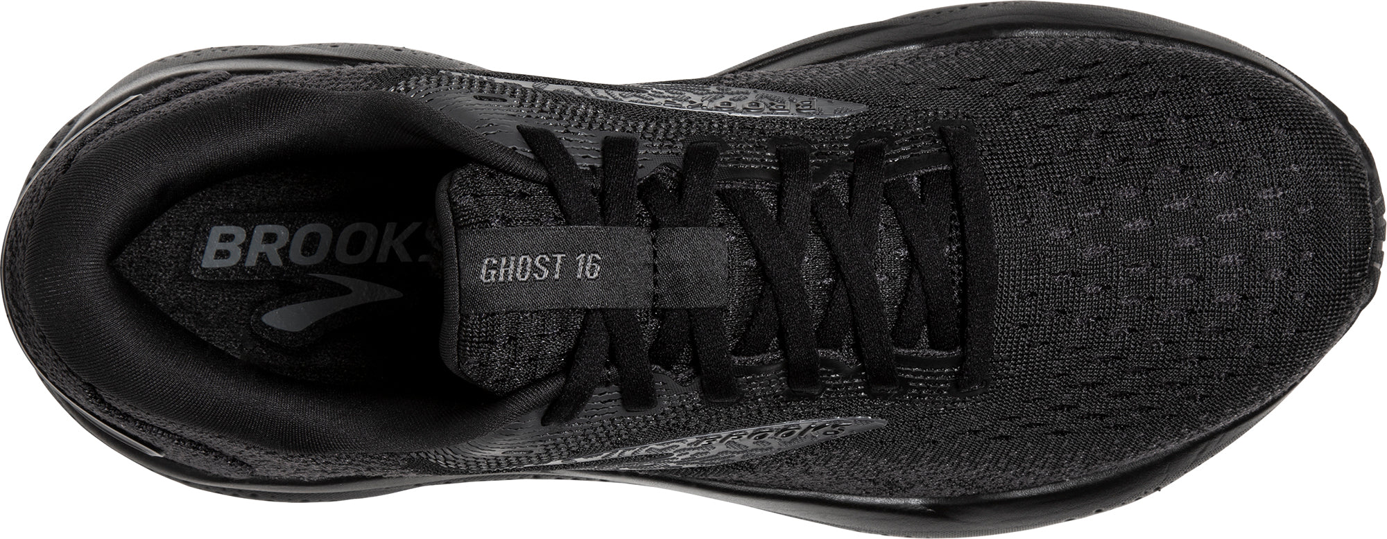 Brooks Ghost 16 Mens Running Shoes - Black