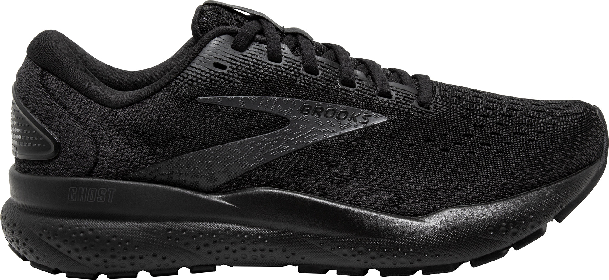 Brooks Ghost 16 Mens Running Shoes - Black
