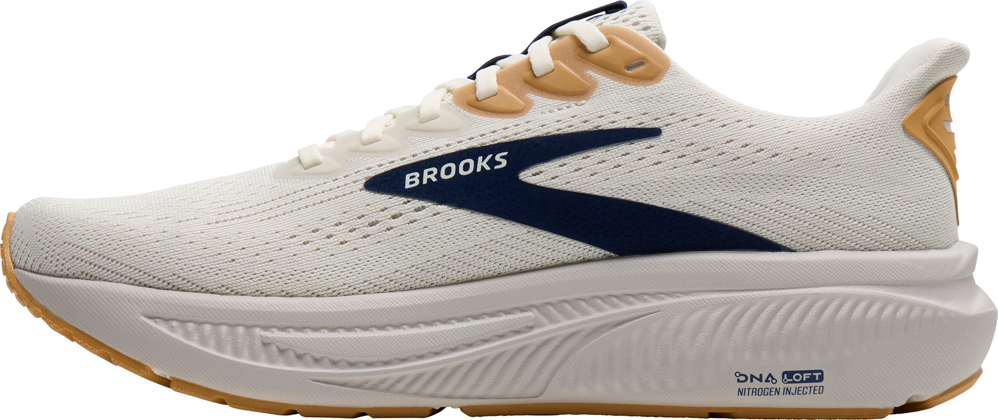 Brooks Ghost 17 Mens Running Shoes - Cream