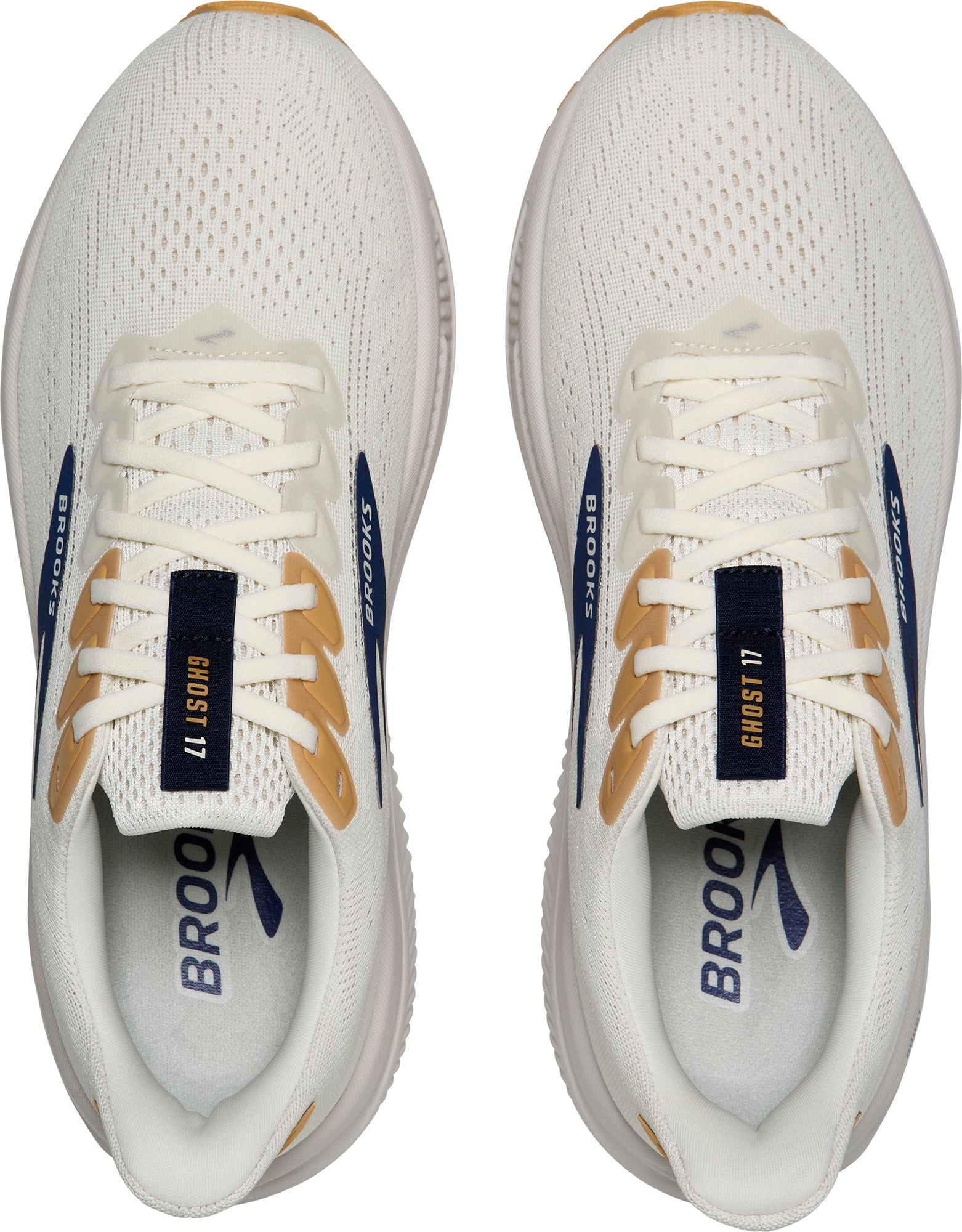 Brooks Ghost 17 Mens Running Shoes - Cream