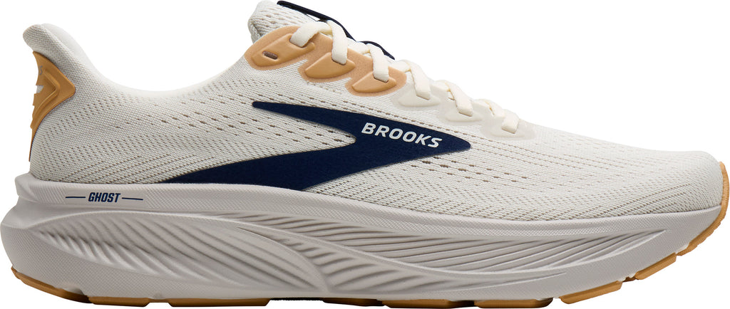Brooks Ghost 17 Mens Running Shoes - Cream