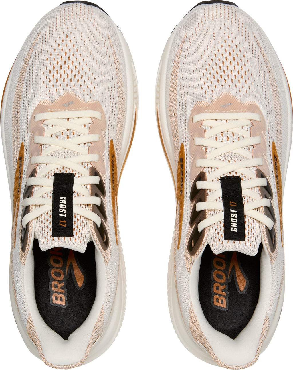 Brooks Ghost 17 Mens Running Shoes - Cream