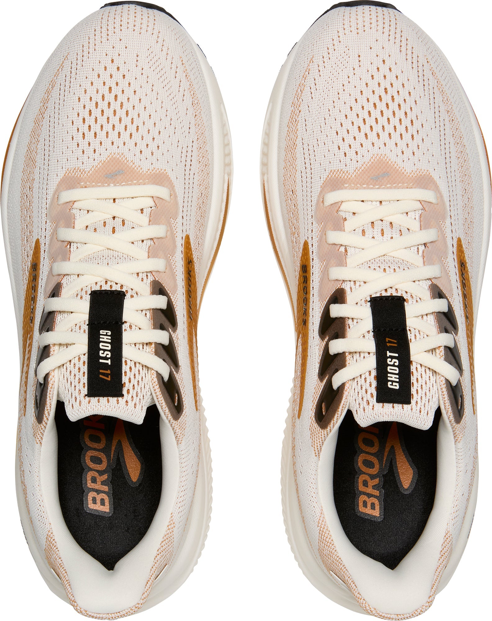 Brooks Ghost 17 Mens Running Shoes - Cream