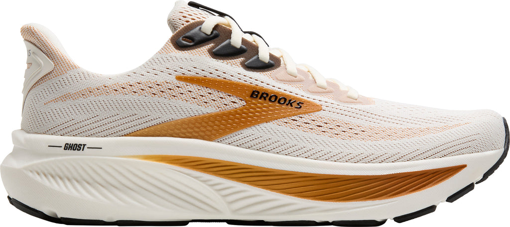 Brooks Ghost 17 Mens Running Shoes - Cream