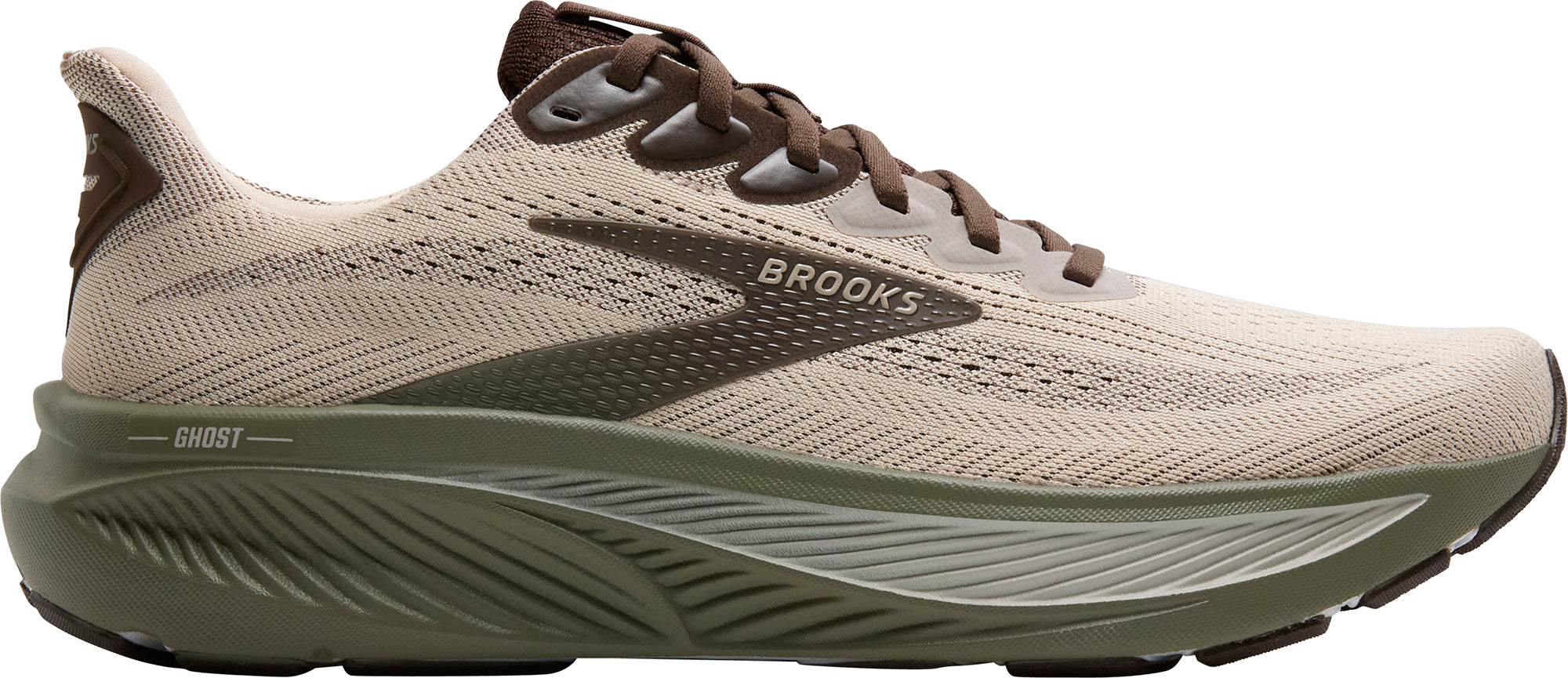 Brooks Ghost 17 Mens Running Shoes - Brown