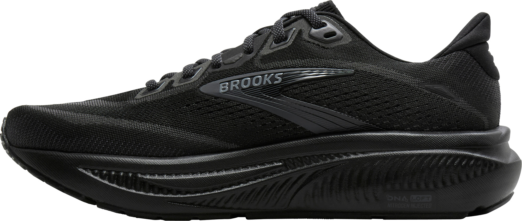 Brooks Ghost 18 WIDE FIT (2E) Mens Running Shoes - Black