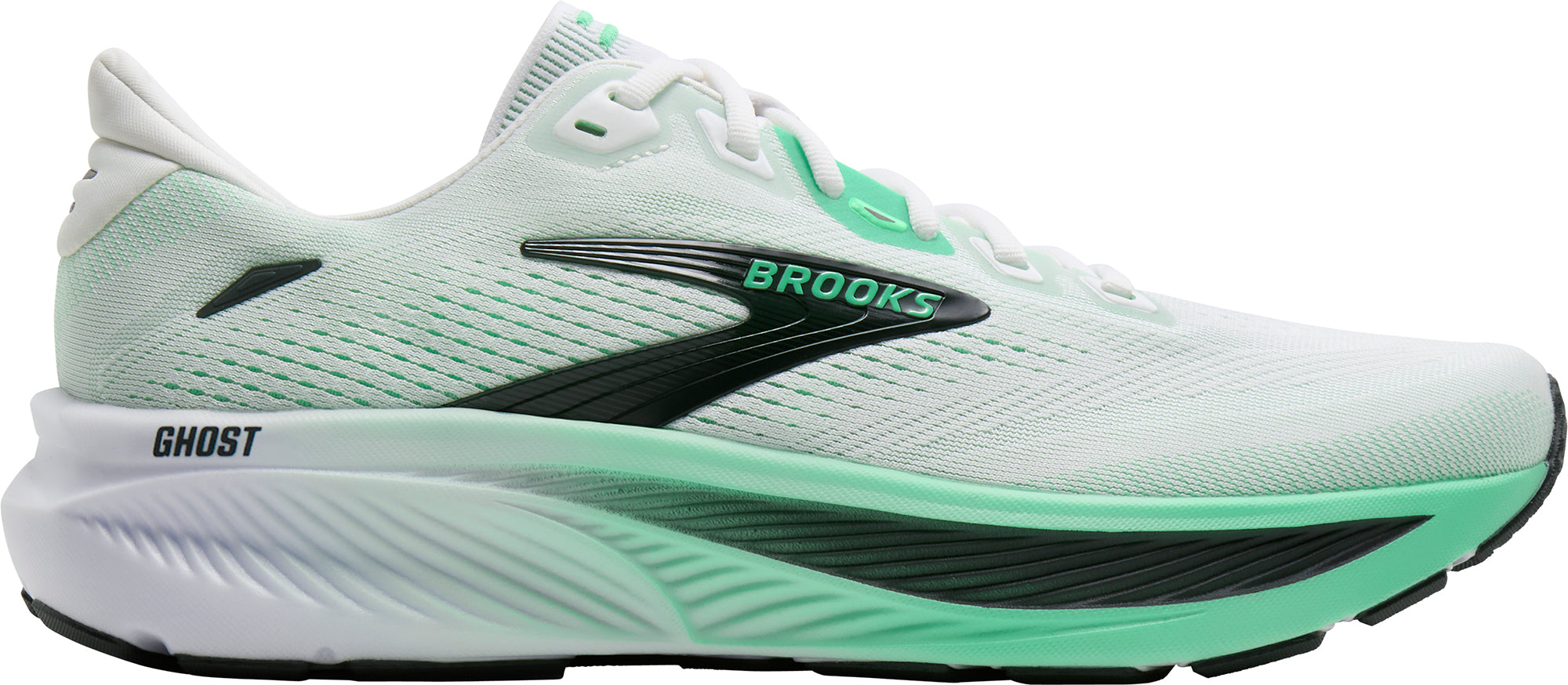 Brooks Ghost 18 Mens Running Shoes - White