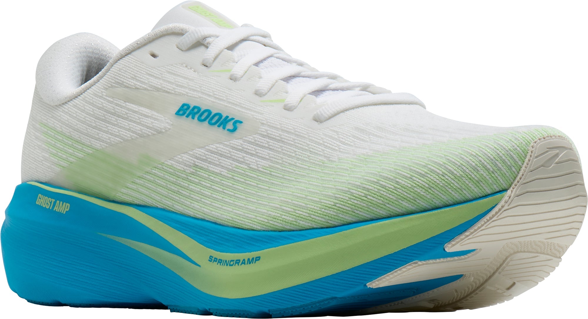 Brooks Ghost AMP Mens Running Shoes - White