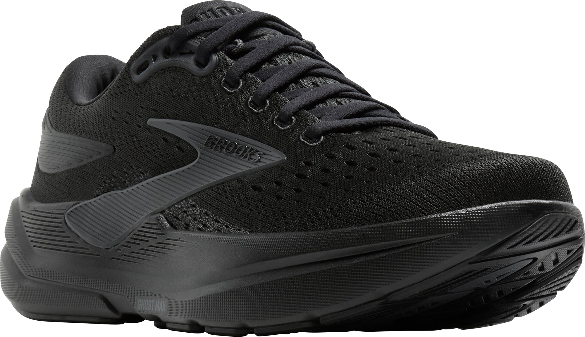 Brooks Ghost Max 3 WIDE FIT (4E) Mens Running Shoes - Black