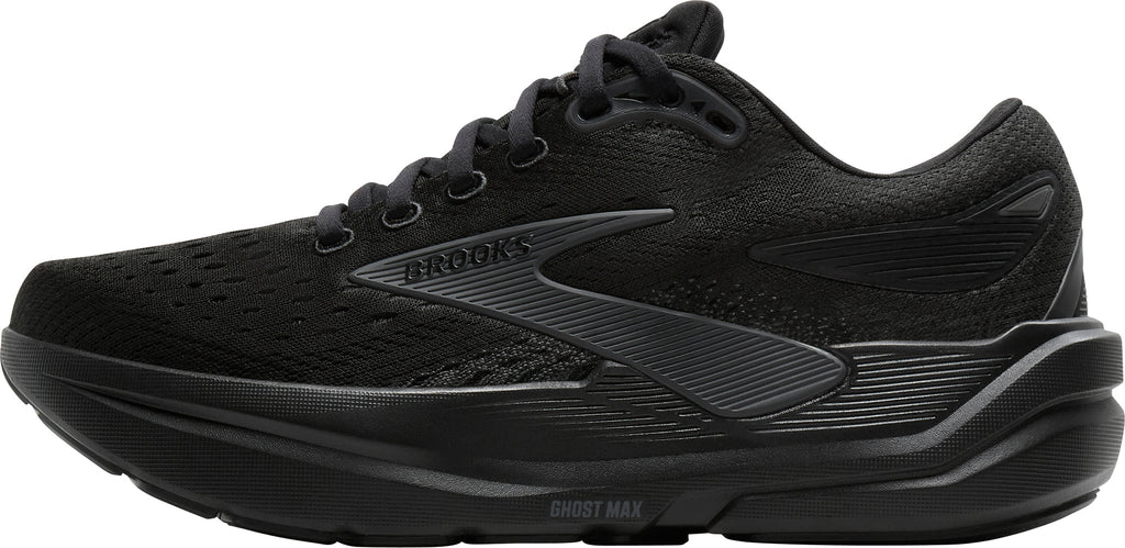 Brooks Ghost Max 3 WIDE FIT (4E) Mens Running Shoes - Black