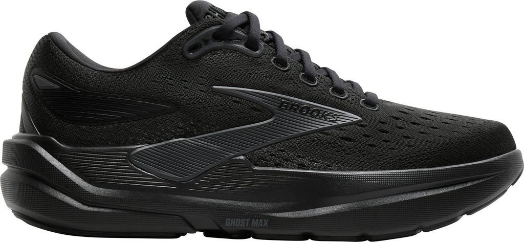 Brooks Ghost Max 3 WIDE FIT (4E) Mens Running Shoes - Black