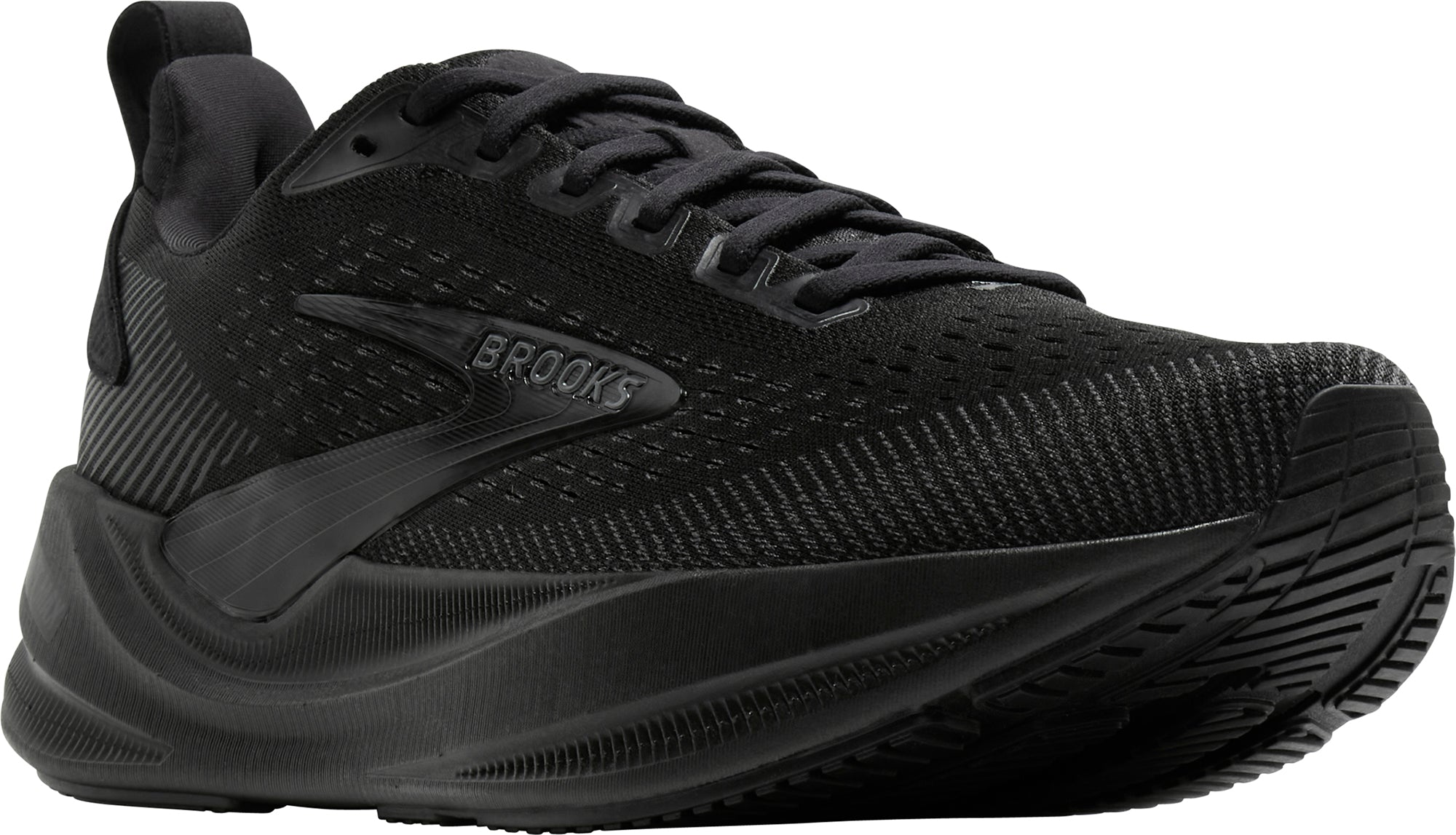Brooks Ghost Max 4 WIDE FIT Mens Running Shoes - Black