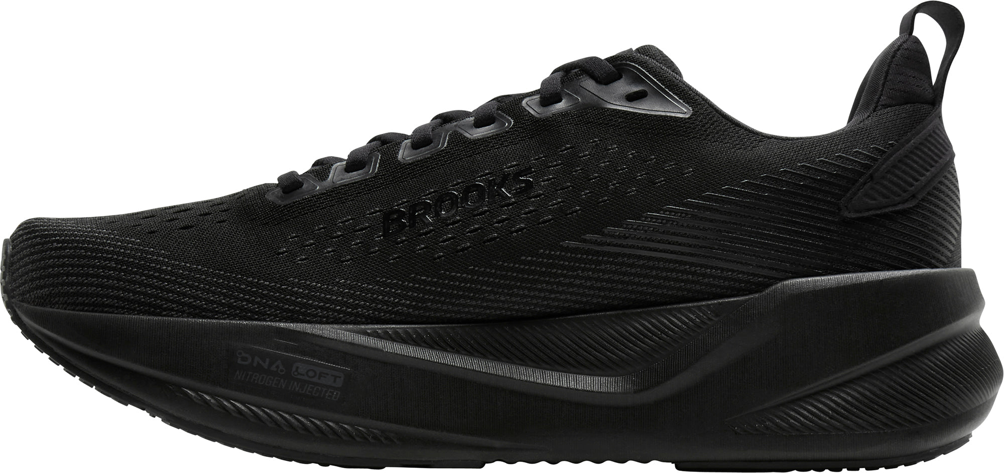 Brooks Ghost Max 4 WIDE FIT Mens Running Shoes - Black