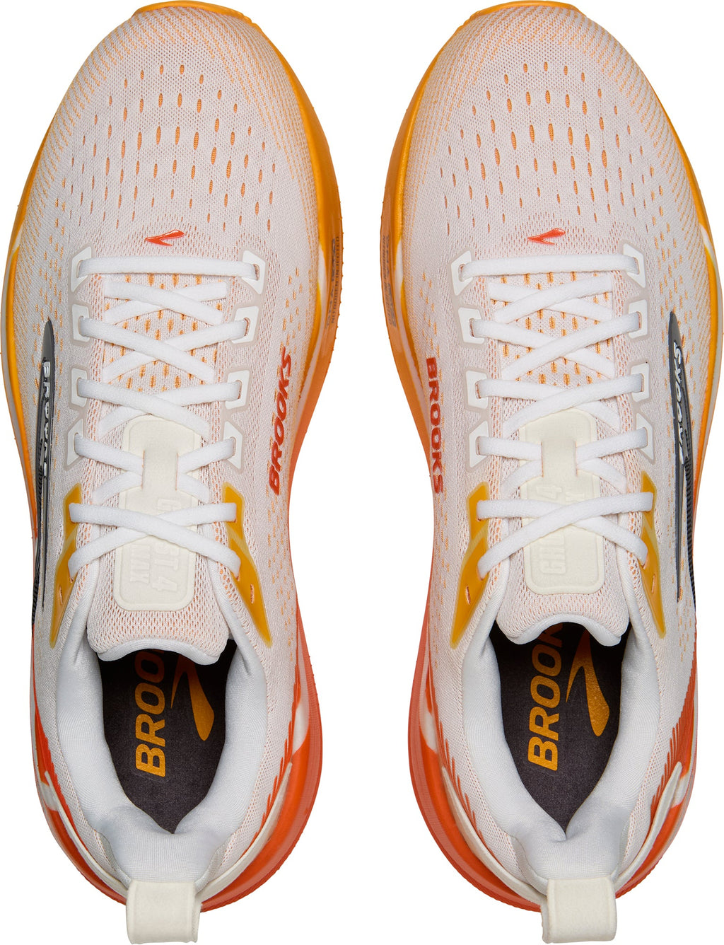 Brooks Ghost Max 4 WIDE FIT Mens Running Shoes - Orange