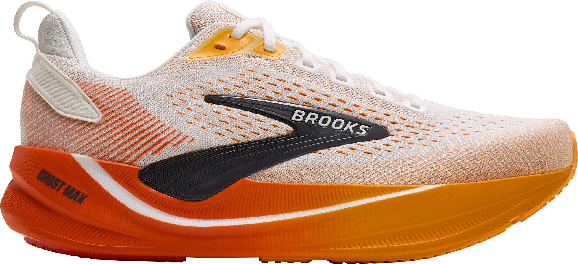 Brooks Ghost Max 4 WIDE FIT Mens Running Shoes - Orange