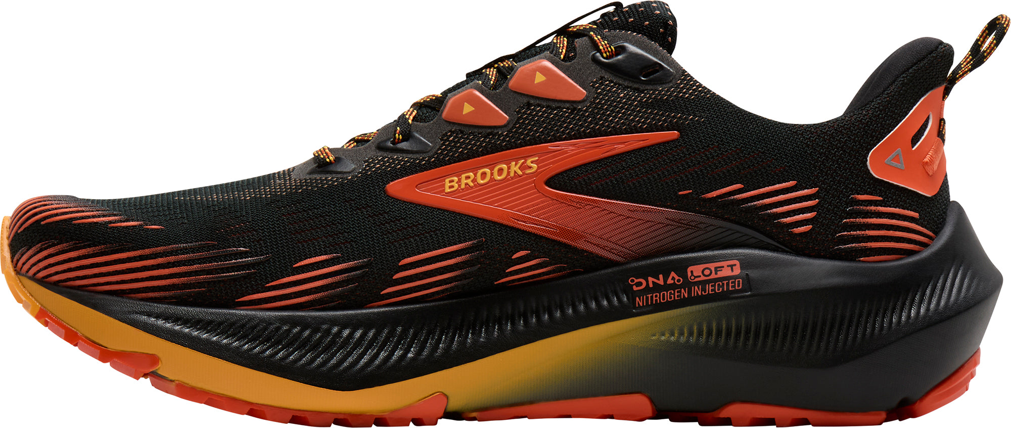 Brooks Ghost Trail Mens Running Shoes - Black