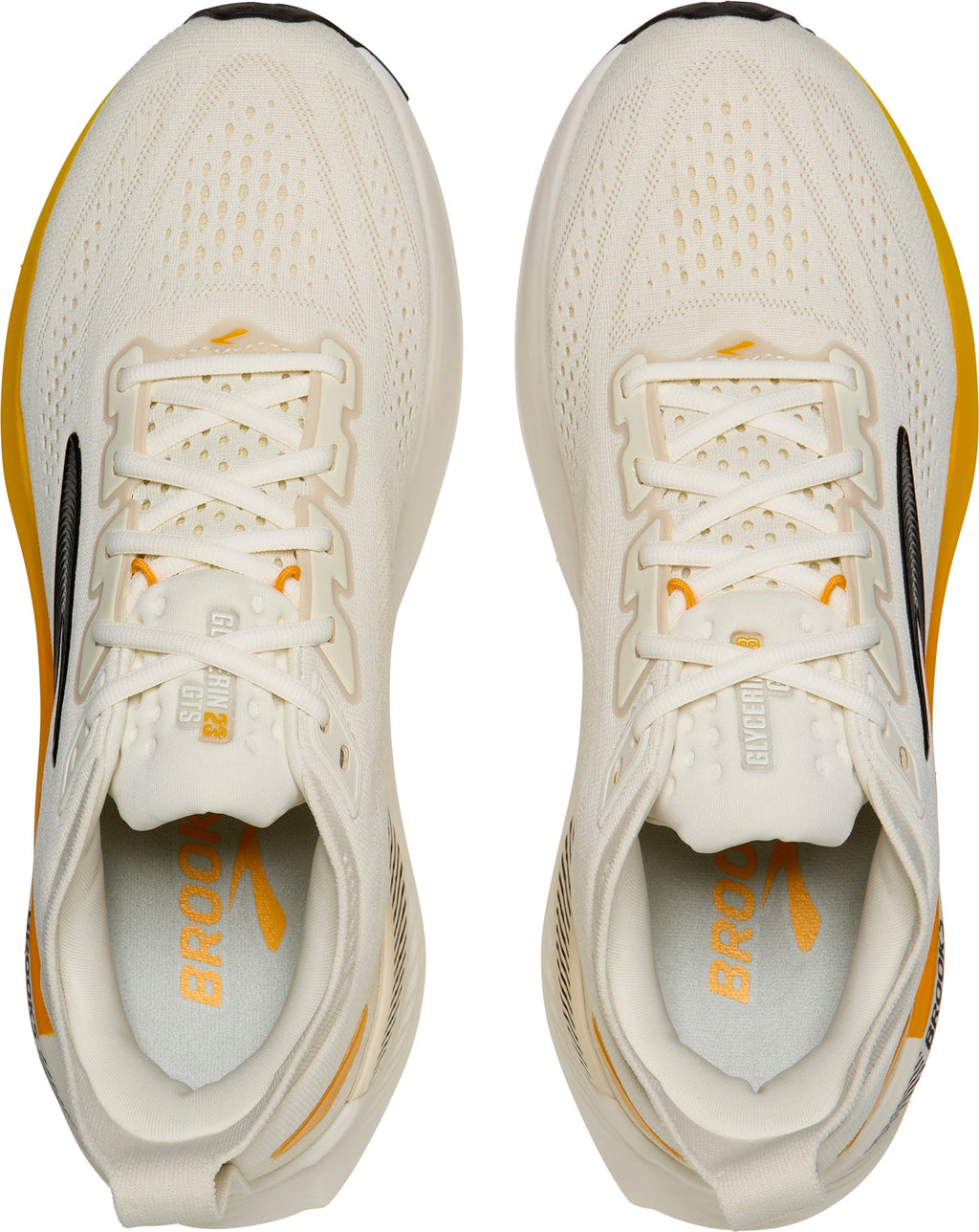 Brooks Glycerin GTS 23 Mens Running Shoes - Cream