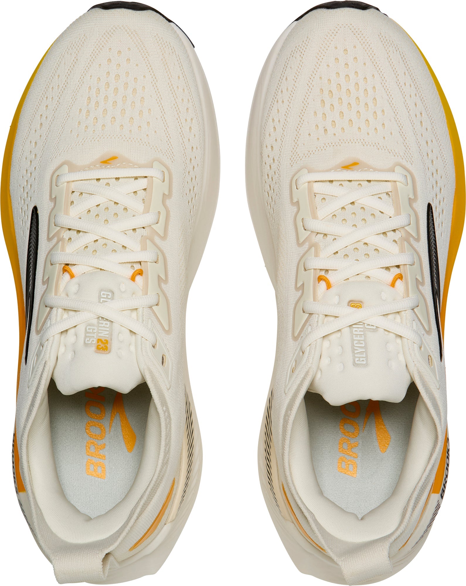 Brooks Glycerin GTS 23 Mens Running Shoes - Cream