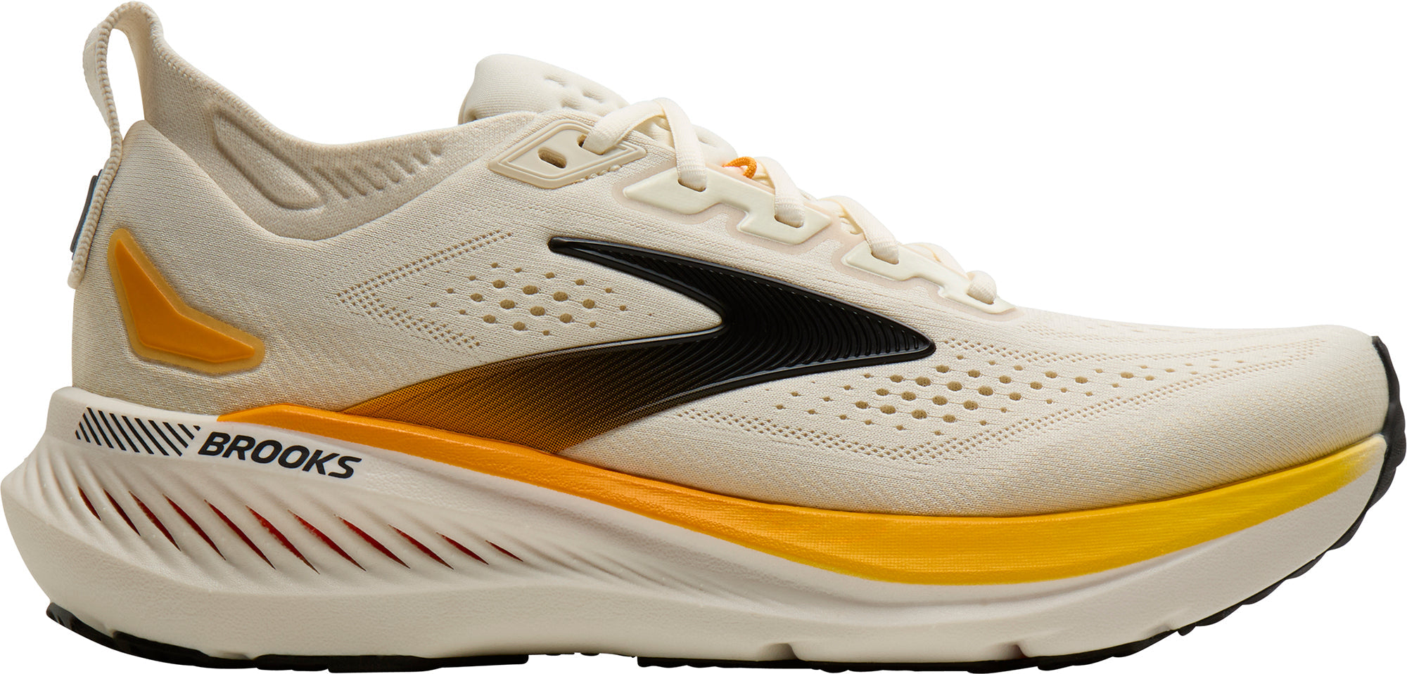 Brooks Glycerin GTS 23 Mens Running Shoes - Cream