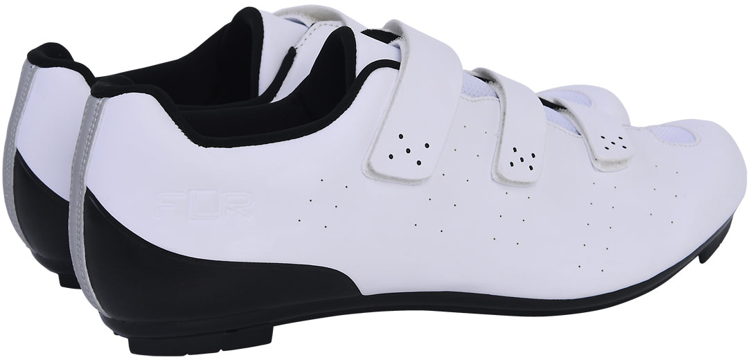 FLR F-37 Mens Road Cycling Shoes - White