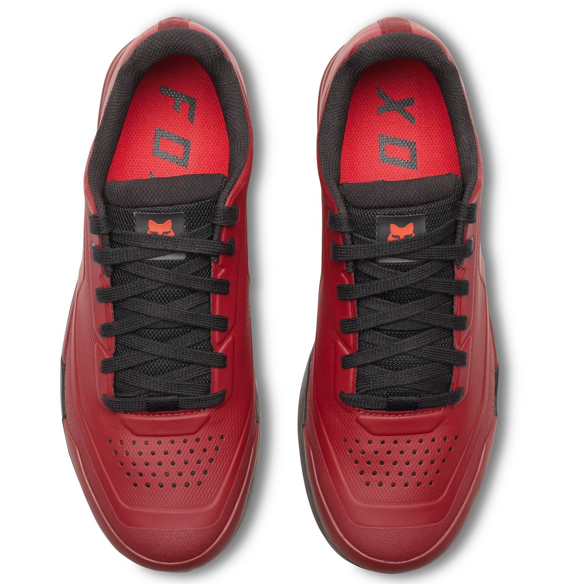 Fox Union Flat MTB Mens Cycling Shoes - Red
