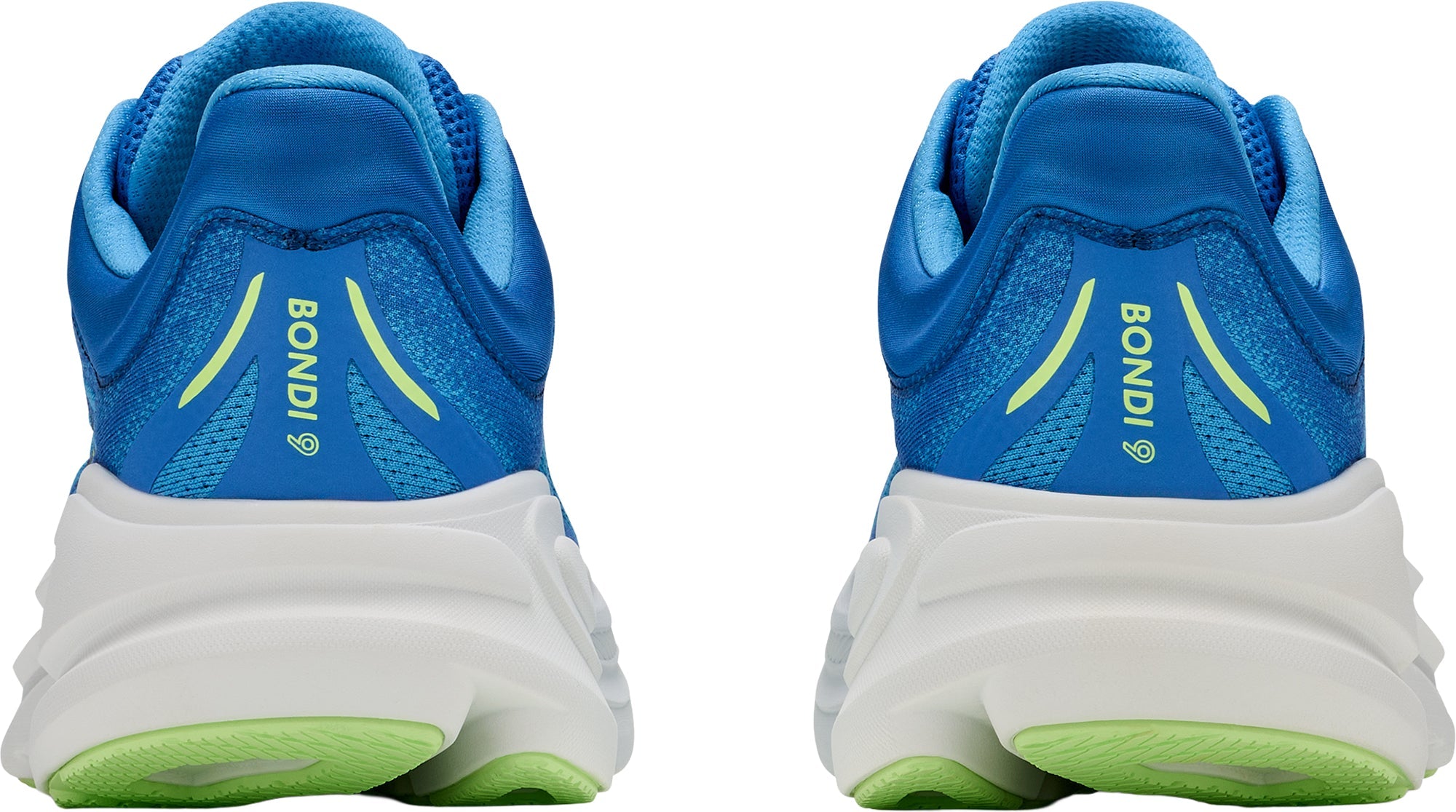 Hoka Bondi 9 WIDE FIT Mens Running Shoes - Blue