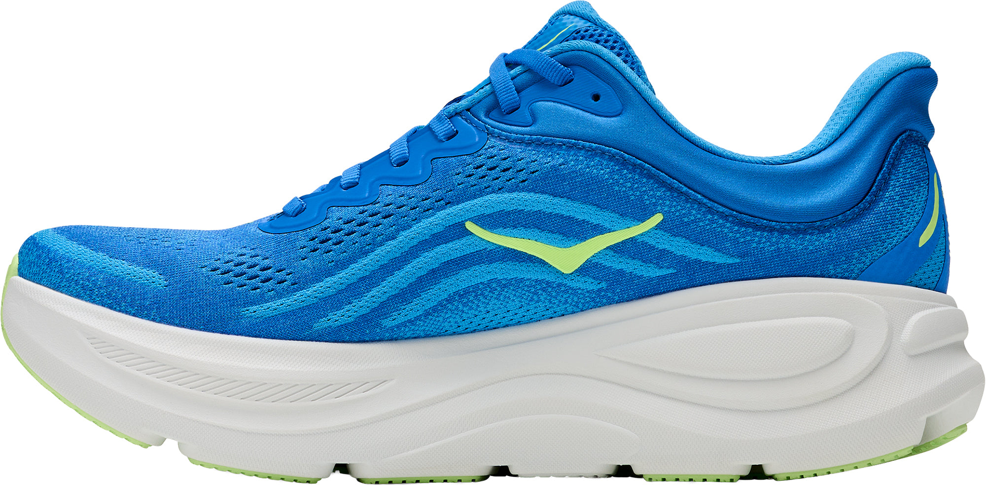 Hoka Bondi 9 WIDE FIT Mens Running Shoes - Blue