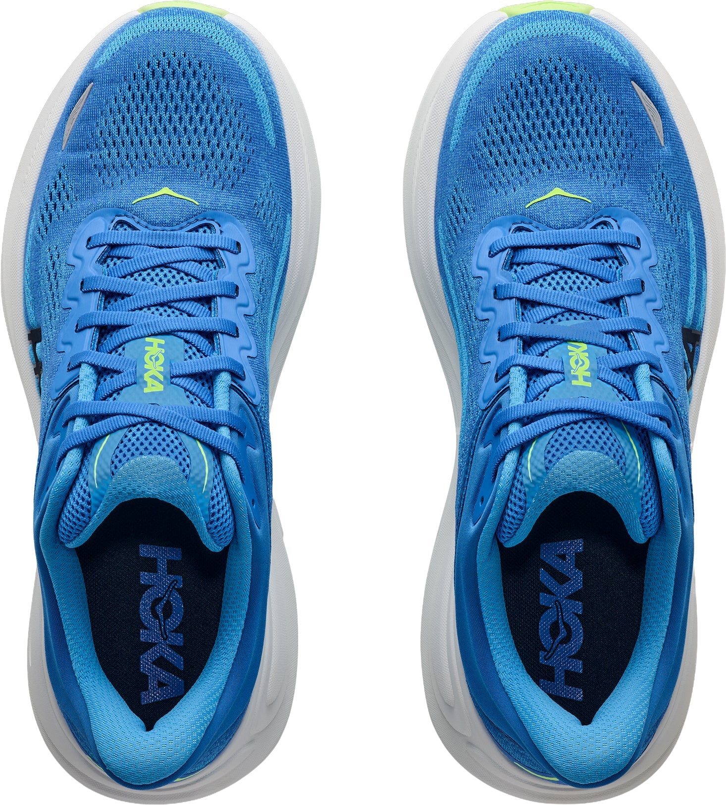 Hoka Bondi 9 WIDE FIT Mens Running Shoes - Blue