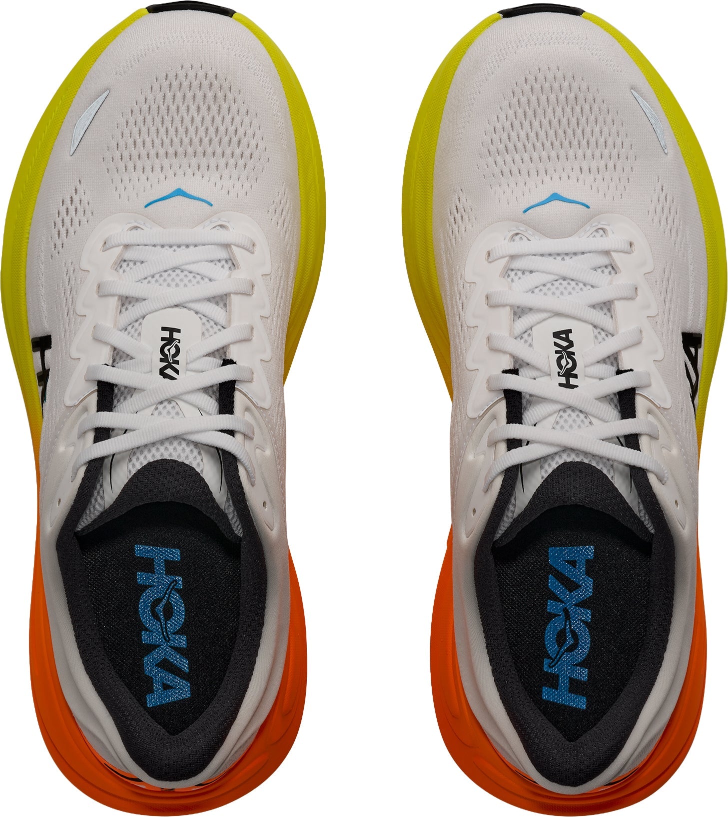 Hoka Bondi 9 Mens Running Shoes - White