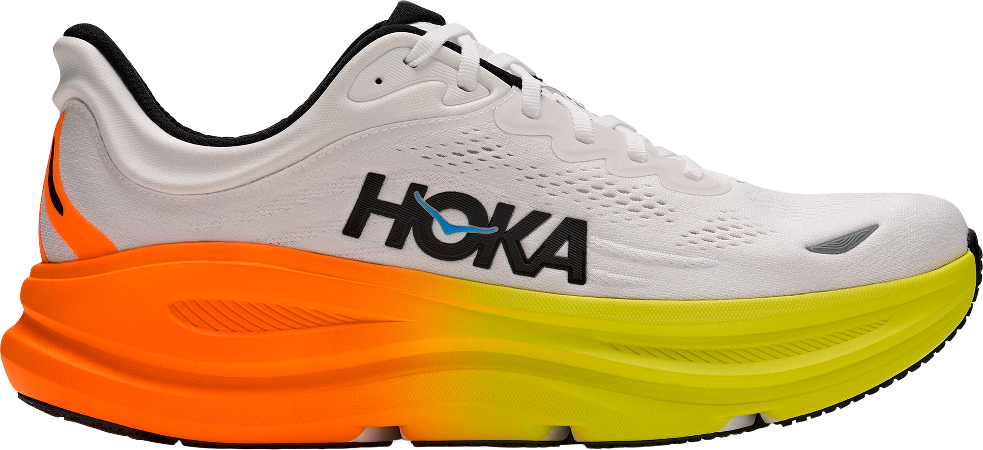 Hoka Bondi 9 Mens Running Shoes - White