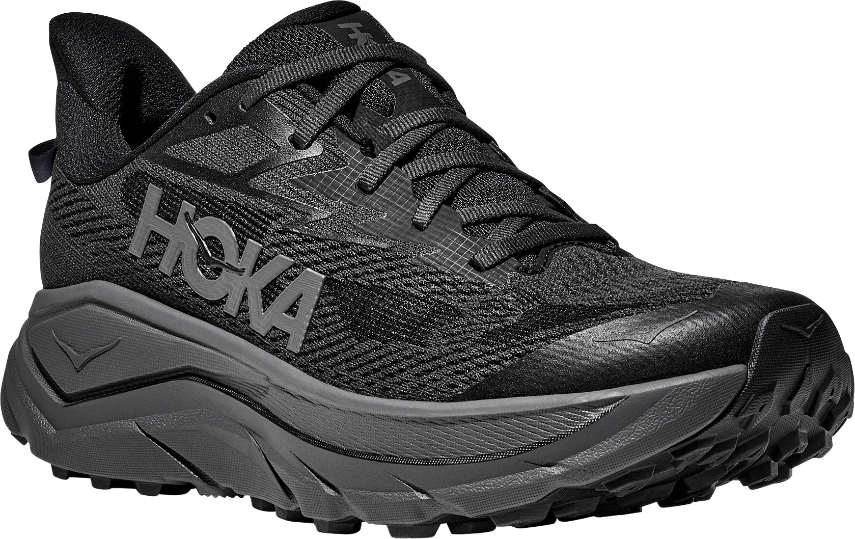 Hoka Challenger 8 Mens Trail Running Shoes - Black