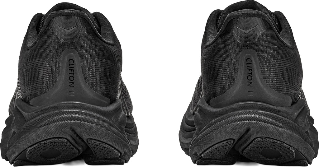 Hoka Clifton 11 WIDE FIT Mens Running Shoes - Black