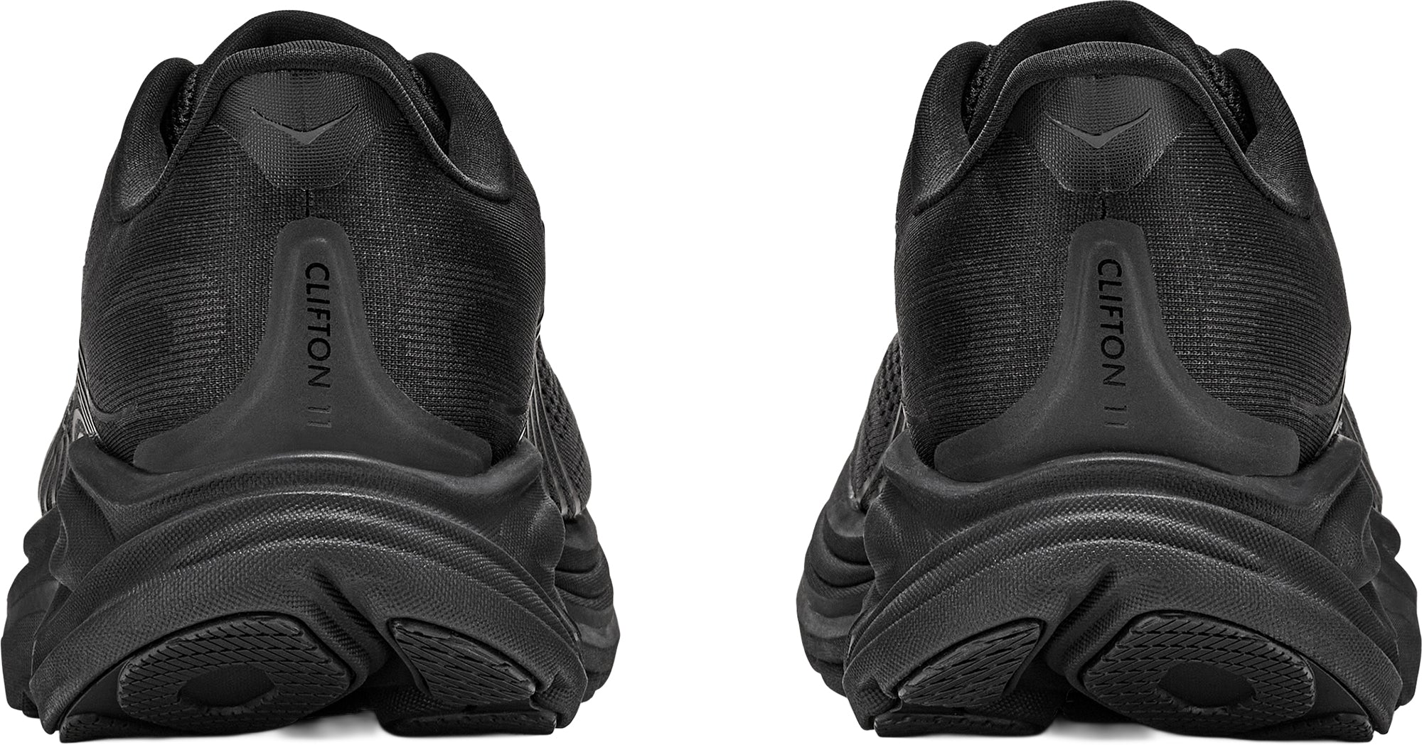 Hoka Clifton 11 WIDE FIT Mens Running Shoes - Black